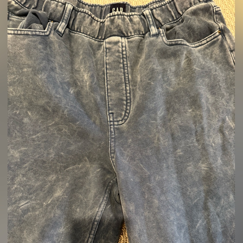 GAP Soft heavyweight baggy sweatpants printed denim in Small - Picture 3 of 7